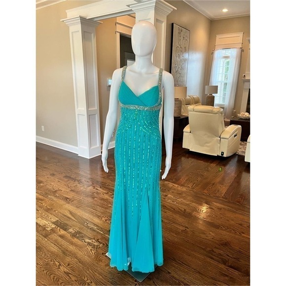 Sean Collection Teal Formal Size Small